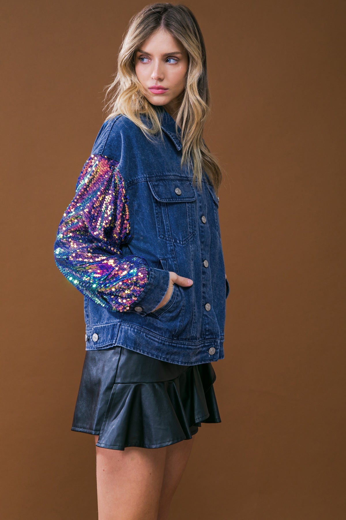 WALKING THE WALK DENIM JACKET Flying Tomato
